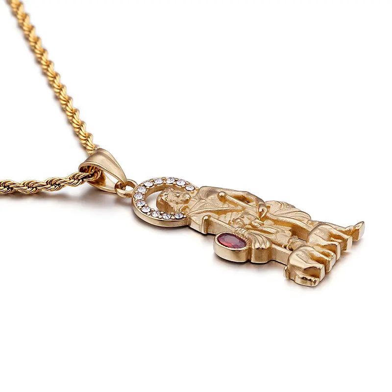 Stainless steel pendant jewelry religious jewelry titanium steel men's