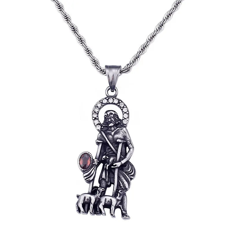 Stainless steel pendant jewelry religious jewelry titanium steel men's