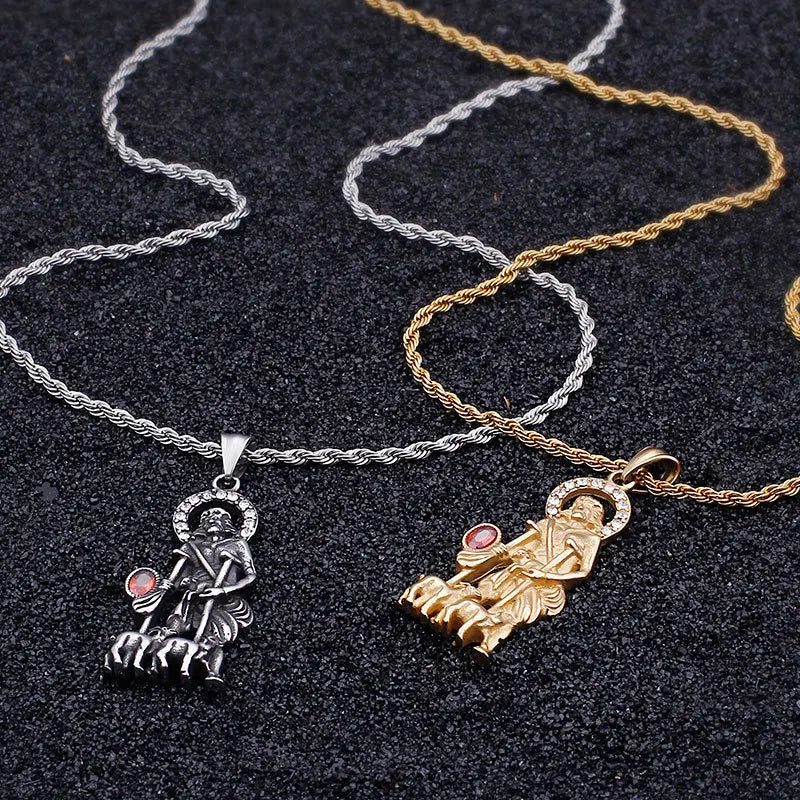 Stainless steel pendant jewelry religious jewelry titanium steel men's