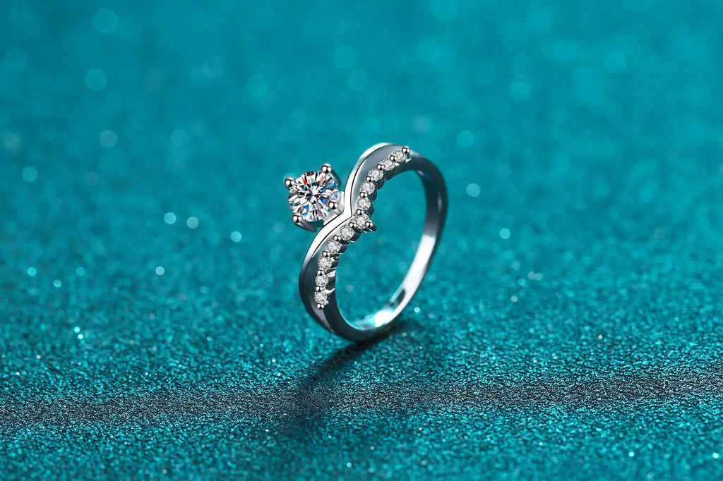 Moissanite Ring Original 100% 925 Sterling Silver Jewellery ladies Women's Factory Sales Jewelry 2025 Wedding Engagement Rings