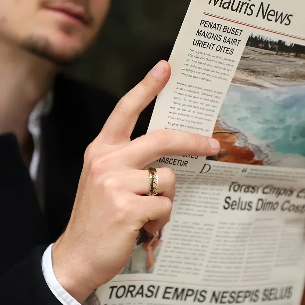 Stainless steel  Men's Ring