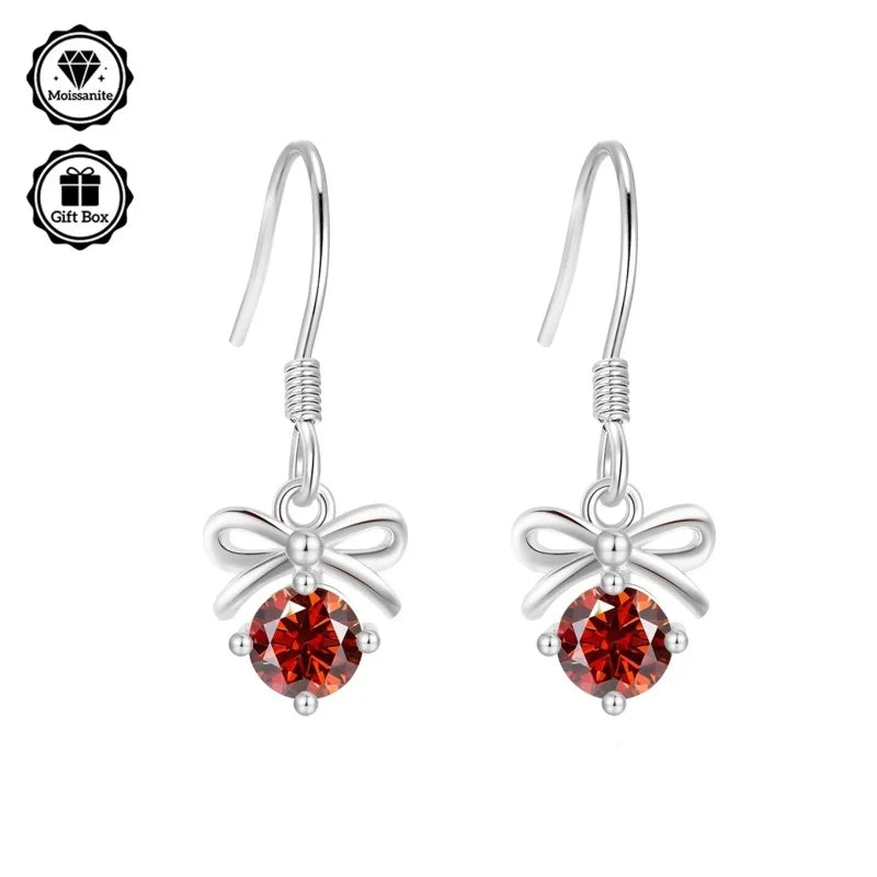 Moissanite Earrings with S925 sterling silver hook