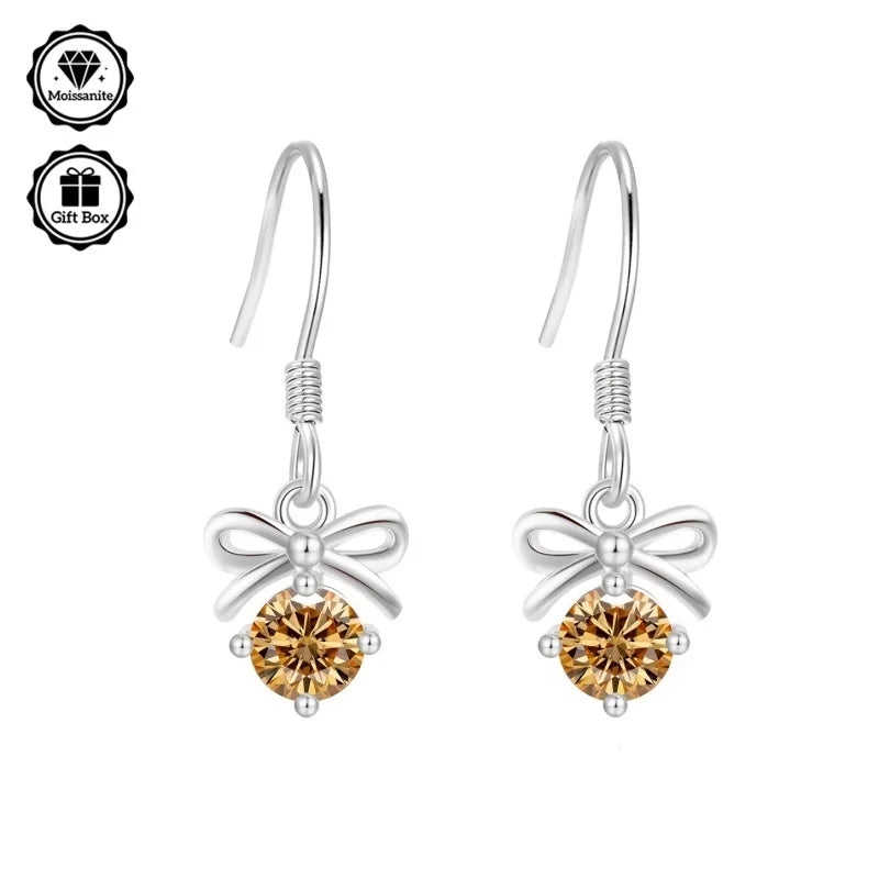 Moissanite Earrings with S925 sterling silver hook