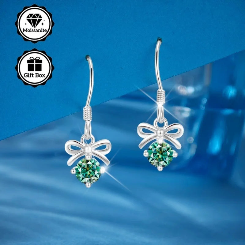 Moissanite Earrings with S925 sterling silver hook