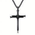 Stainless Steel Necklace Cross Pendant-Chain Necklace Gift for Men Wholesale