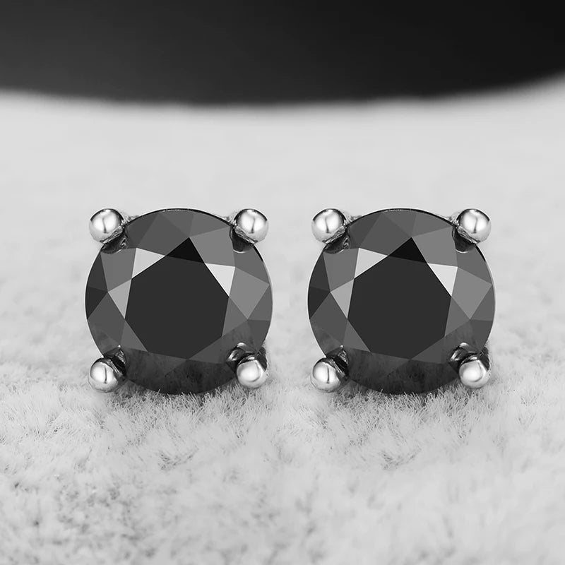 Classic Dollar Moissanite Earring For Women Jewelry Silver 925 Sterling Silver Gold Plated Wedding Jewelry Women Gif