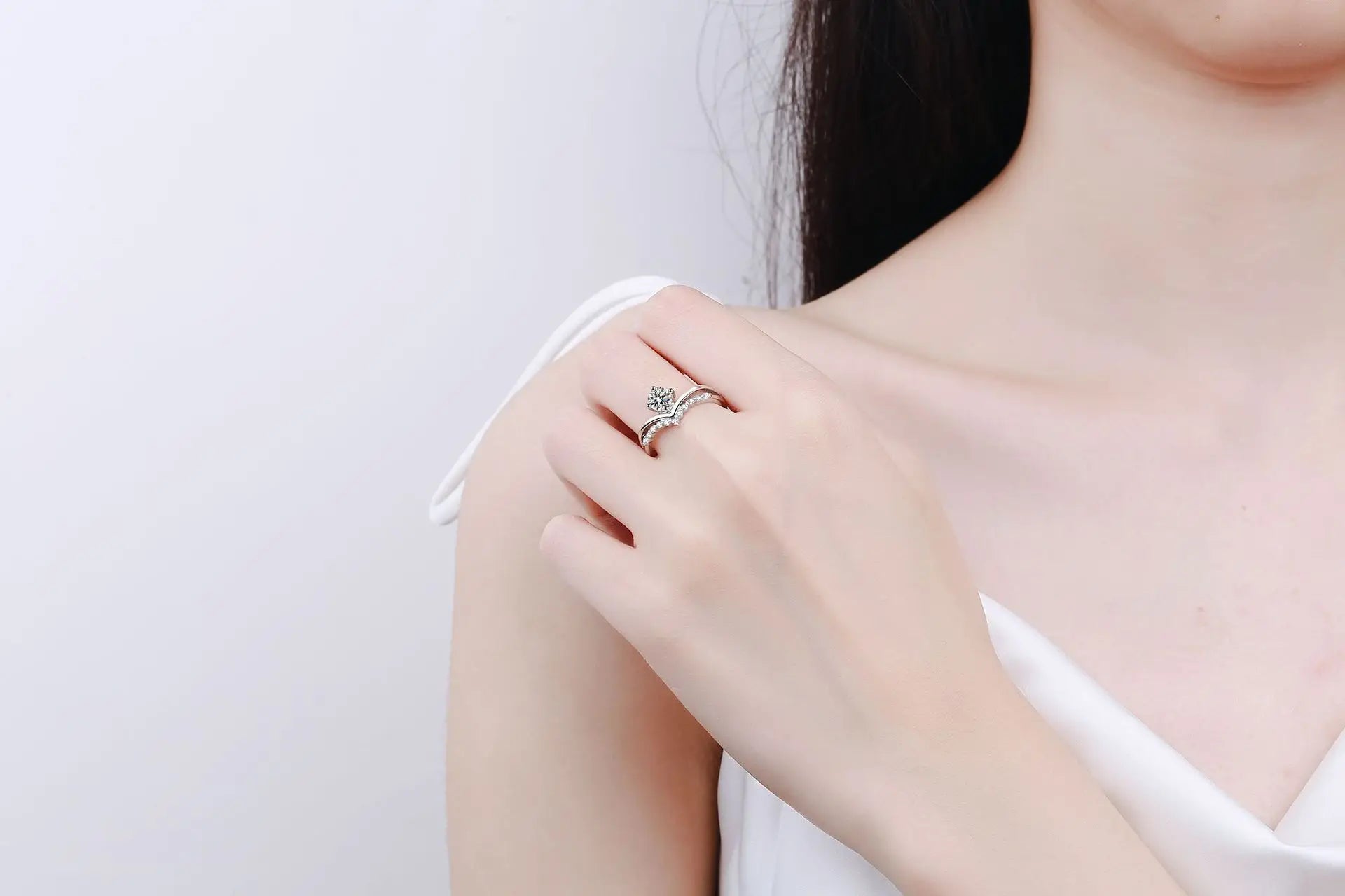 Moissanite Ring Original 100% 925 Sterling Silver Jewellery ladies Women's Factory Sales Jewelry 2025 Wedding Engagement Rings